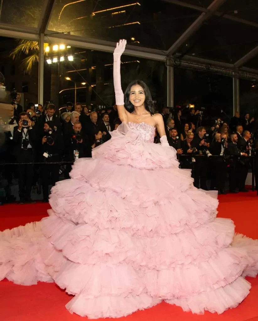Nancy Tyagi's Dreamy Photos From Cannes 2024 Red Carpet